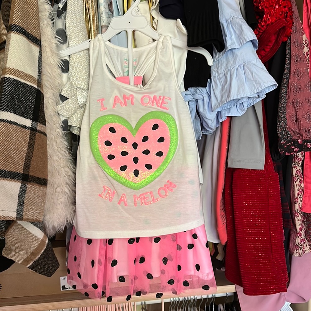 Girls summer set. size 6X